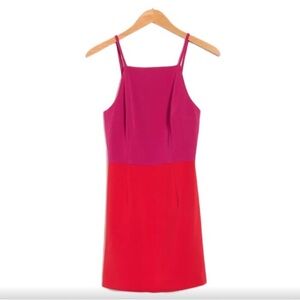 FRENCH CONNECTION Summer Whisper Color Block Mini Dress Size 0 NWT - NEW W/ TAGS